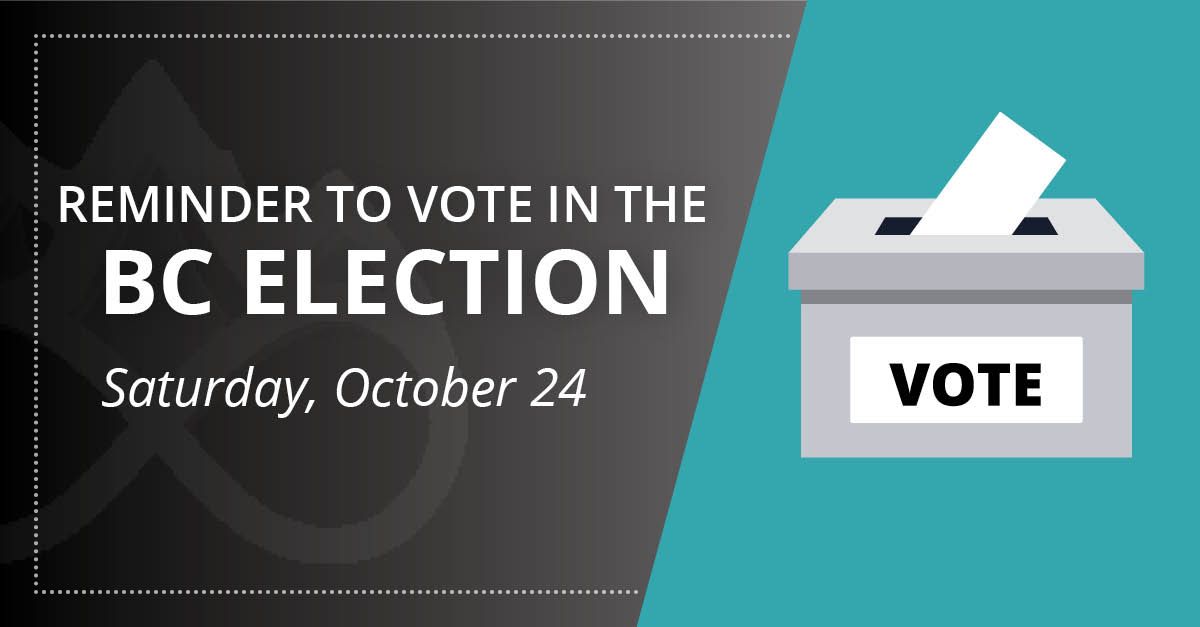 Information on Voting for the BC Provincial 2020 Election BC Métis
